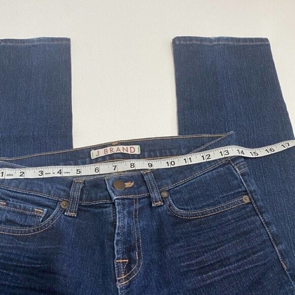 J Brand Womens Low Rise Straight Leg Jeans Blue Size 26 x 30 Denim Classic - Picture 4 of 9